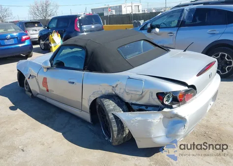 2005 Honda S2000 из США, поврежденный, VIN JHMAP214X5S005889